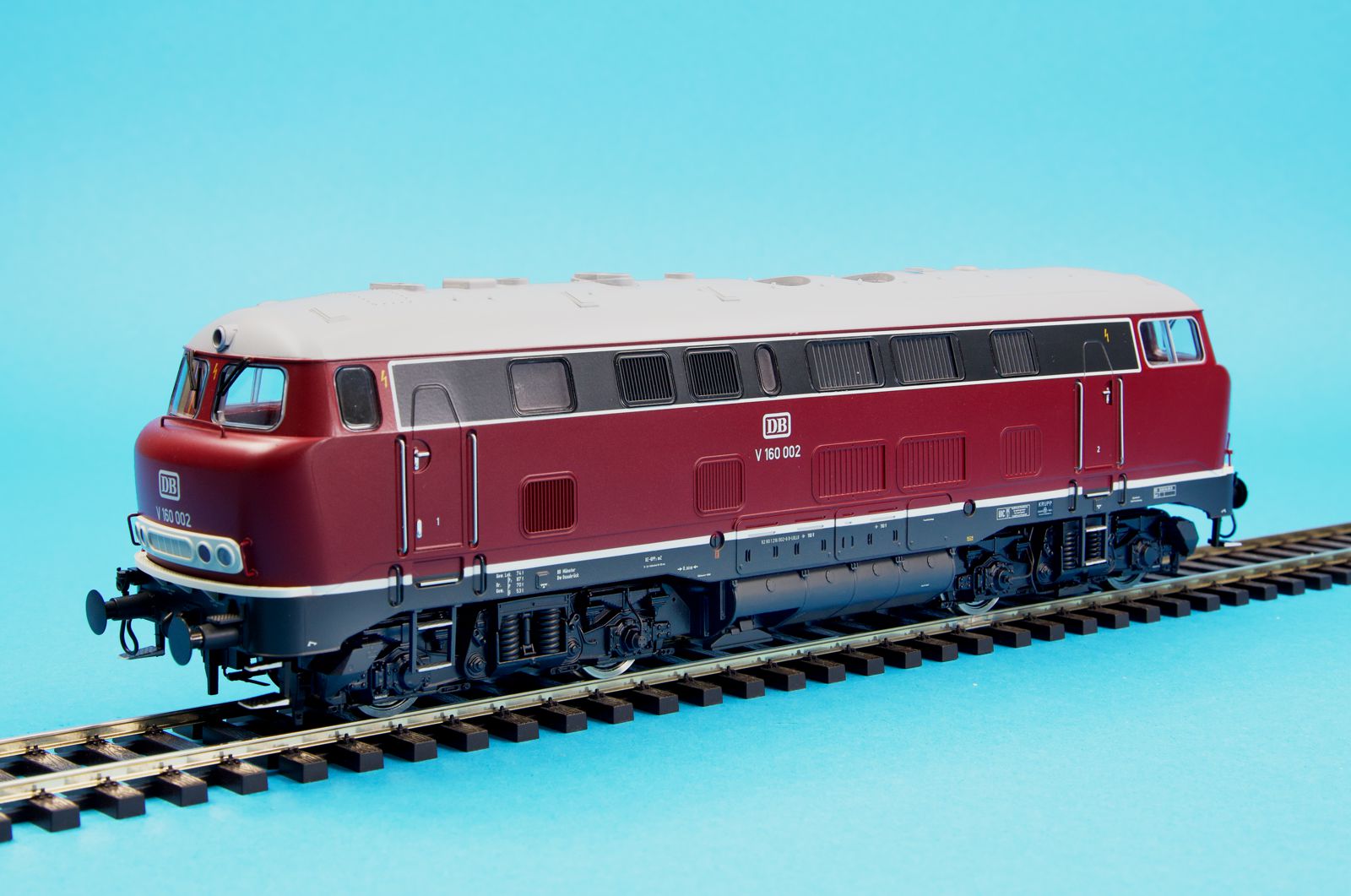 Diesellok V 160 002 Lollo, DB, Ep.6, purpurrot - Bild zeigt vergleichbares Modell